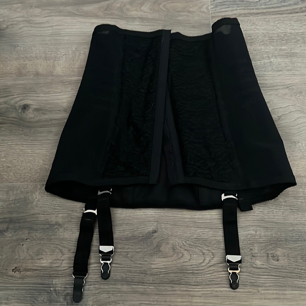 Black Corset Waist Trainer Empire Intimates 28 Medium